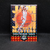 2019-20 Russell Westbrook Mosaic Jam Masters #5 Orange Fluorescent /25