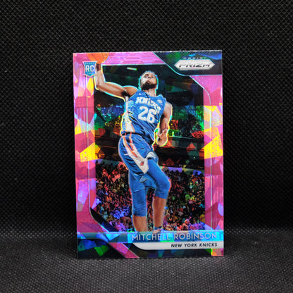 2018-19 Mitchell Robinson Prizm #227 Pink Ice Prizm Rookie Card