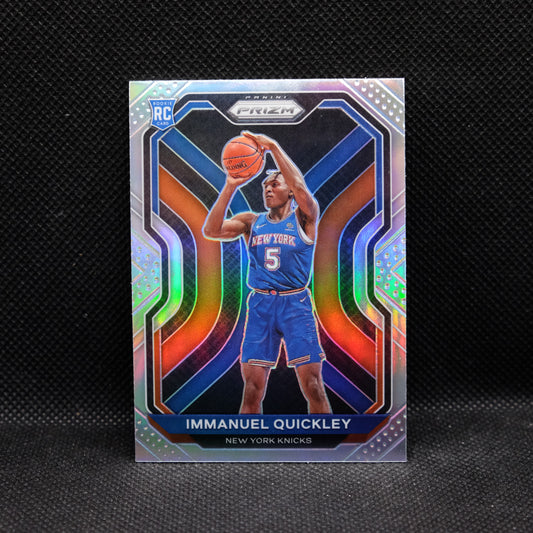 2020-21 Immanuel Quickley Prizm #296 Silver Prizm Rookie Card