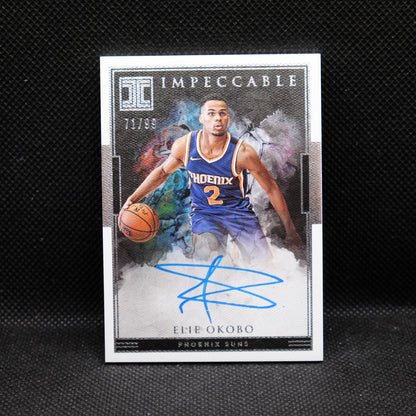 2018-19 Elie Okobo Impeccable IR-EOK Rookie Autograph /99