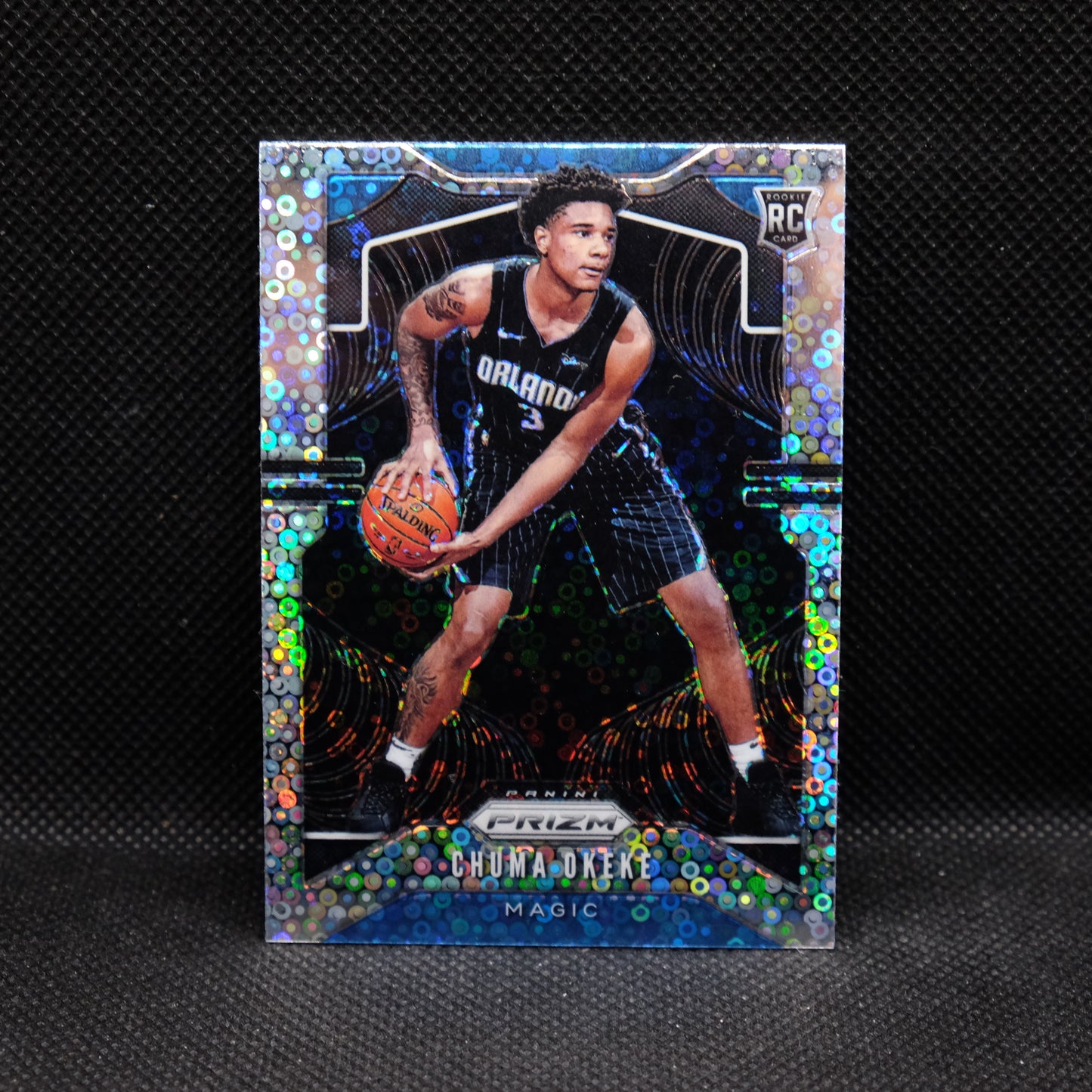 2019-20 Chuma Okeke Prizm #262 Fast Break Prizm Rookie Card