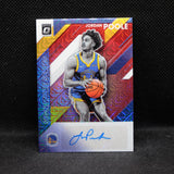 2019-20 Jordan Poole Donruss Optic Signature Series SS-JPL Rookie Autograph