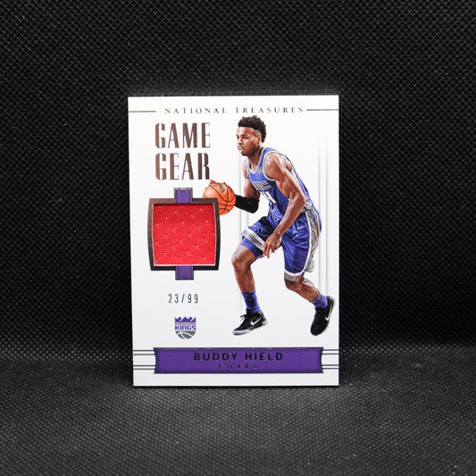 2017-18 Buddy Hield National Treasures GG-15 Game Gear Patch /99