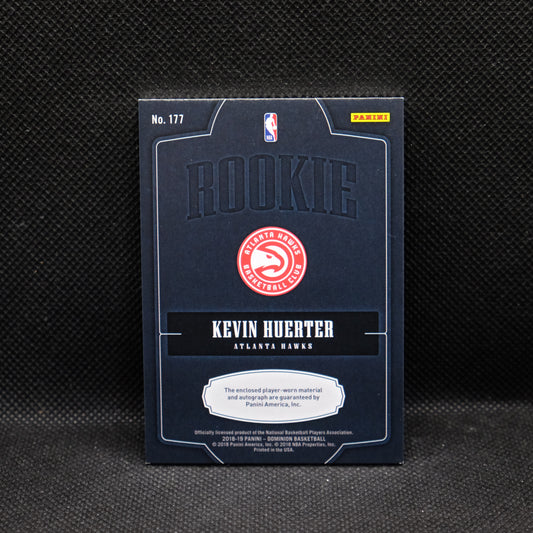 2018-19 Kevin Huerter Dominion #177 Rookie Patch Auto /49