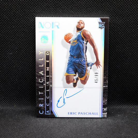 2019-20 Eric Paschall Noir CA-EPA Critically Acclaimed Rookie Auto /99
