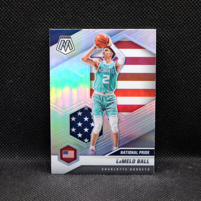 2020-21 LaMelo Ball Mosaic #257 National Pride Silver Prizm