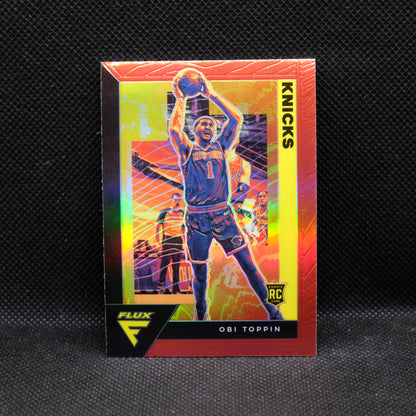 2020-21 Obi Toppin Flux #206 Red Prizm Rookie Card