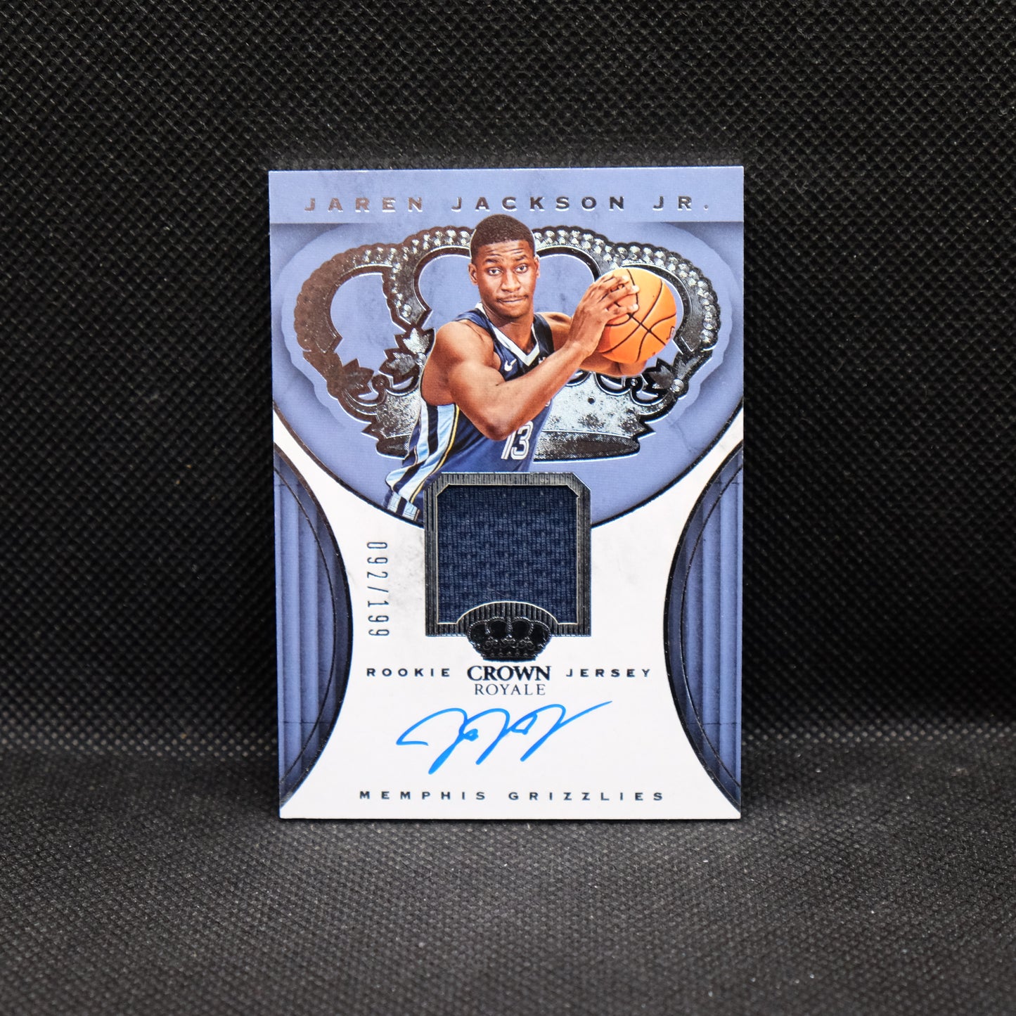 2018-19 Jaren Jackson Jr. Crown Royale RJA-JJJ Rookie Jersey Auto /199