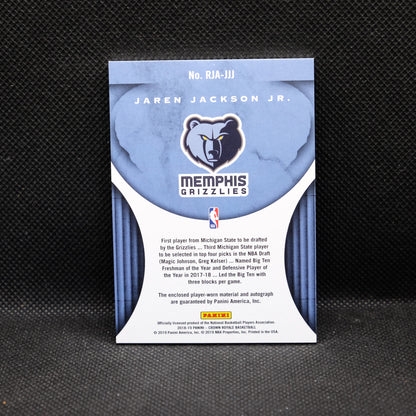 2018-19 Jaren Jackson Jr. Crown Royale RJA-JJJ Rookie Jersey Auto /199