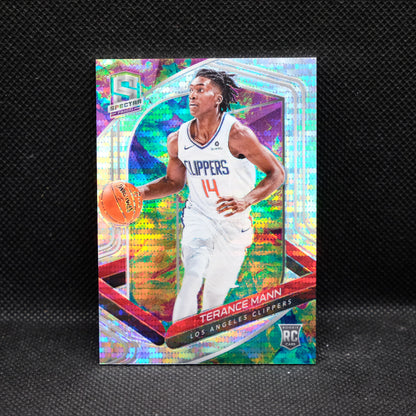 2019-20 Terance Mann Spectra #136 Celestial Prizm Rookie Card /99