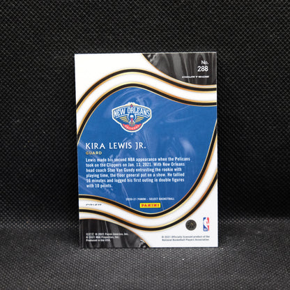 2020-21 Kira Lewis Jr. #288 Courtisde Red Wave Prizm Rookie Card