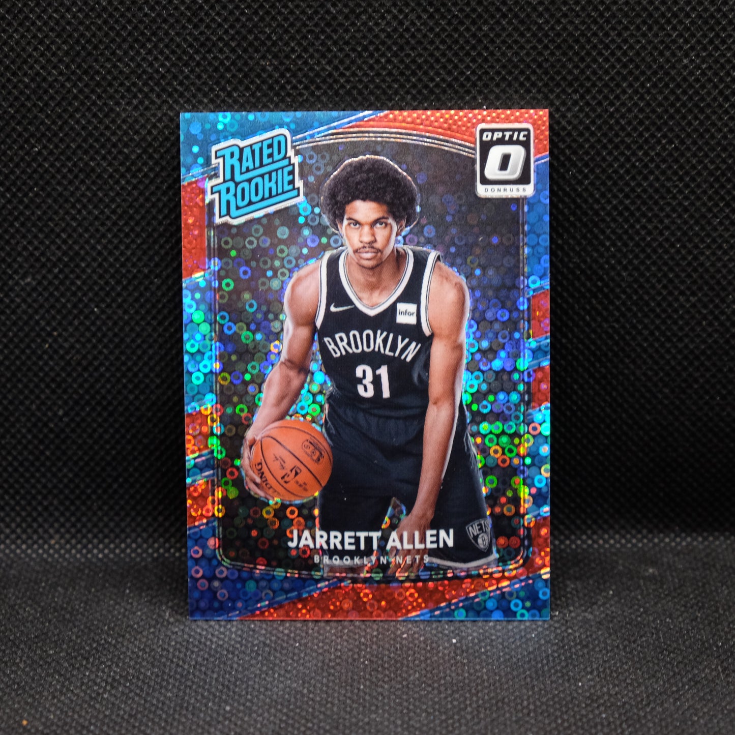 2017-18 Jarrett Allen Donruss Optic Rated Rookie Red Fast Break Prizm /85