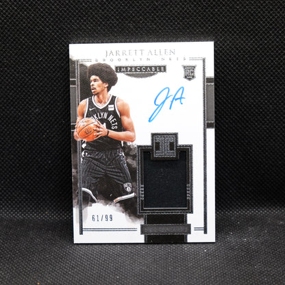 2017-18 Jarrett Allen Impeccable #144 Rookie Patch Auto /99