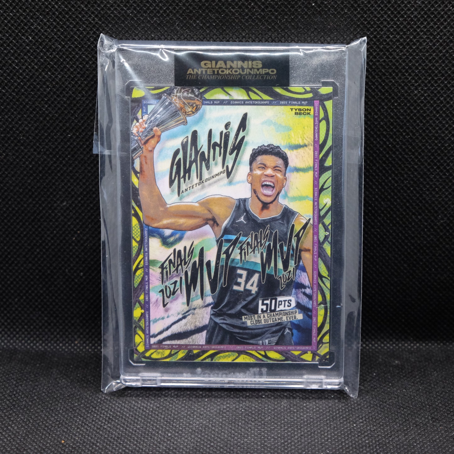 2021 Giannis Antetokounmpo Tyson Beck Championship Collection /200