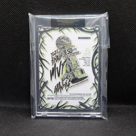 2021 Giannis Antetokounmpo Tyson Beck Championship Collection /200