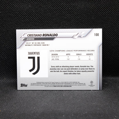 2019-20 Topps Chrome Cristiano Ronaldo #100 Speckle Refractor