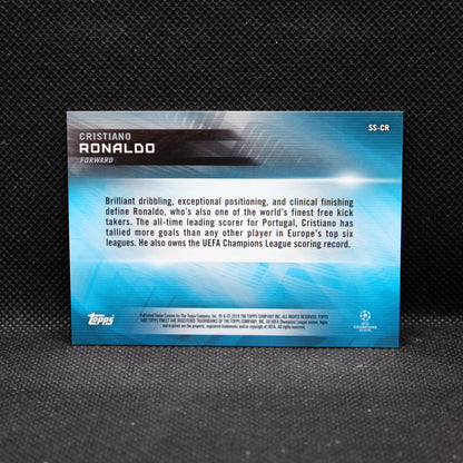 2018-19 Topps Finest UCL Cristiano Ronaldo Standout Strikers SS-CR
