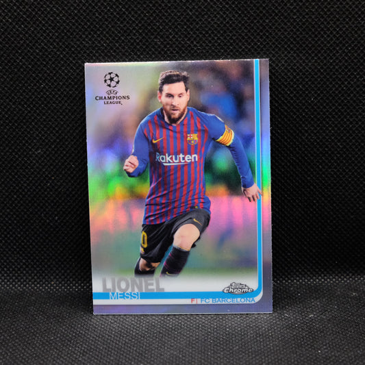 2018-19 Topps Finest UCL Lionel Messi #1 Refractor