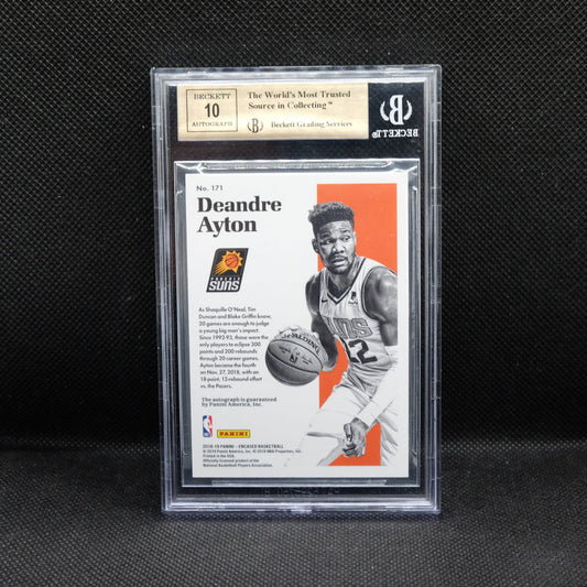 2018-19 Deandre Ayton Encased Rookie Notable Signatures /75 BGS 9.5
