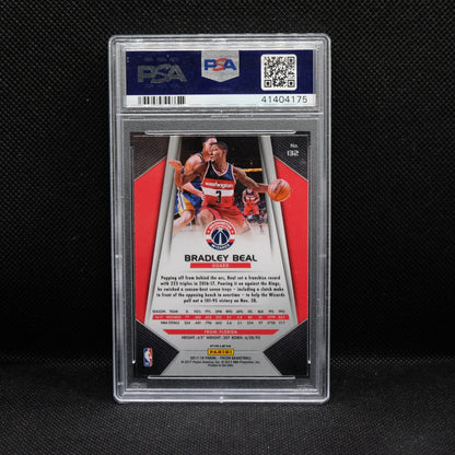 2017-18 Bradley Beal Prizm #132 White Sparkle Prizm PSA 10