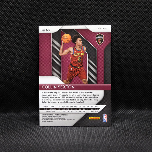 2018-19 Collin Sexton Prizm #170 Choice Prizm Rookie Card