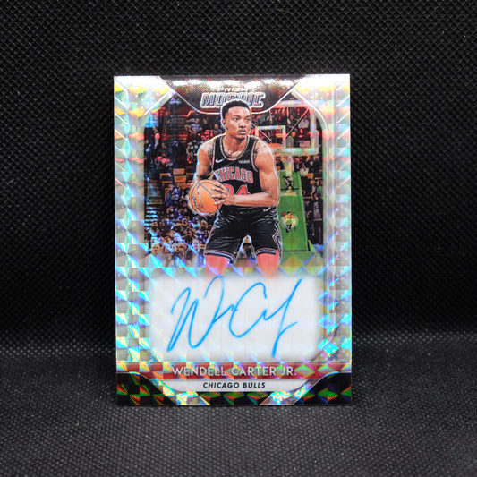 2018-19 Wendell Carter Jr. Mosaic MO-WC Silver Mosaic Prizm Rookie Auto