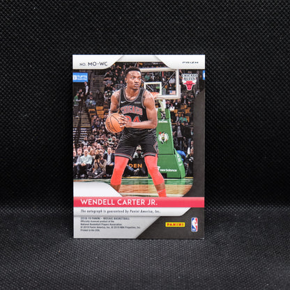 2018-19 Wendell Carter Jr. Mosaic MO-WC Silver Mosaic Prizm Rookie Auto