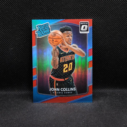 2017-18 John Collins Donruss Optic Rated Rookie Red Prizm /99