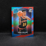 2017-18 John Collins Donruss Optic Rated Rookie Red Prizm /99