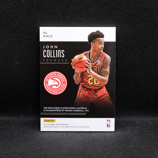 2017-18 John Collins Noir Rookie Jumbo Materials /99 RJM-JC