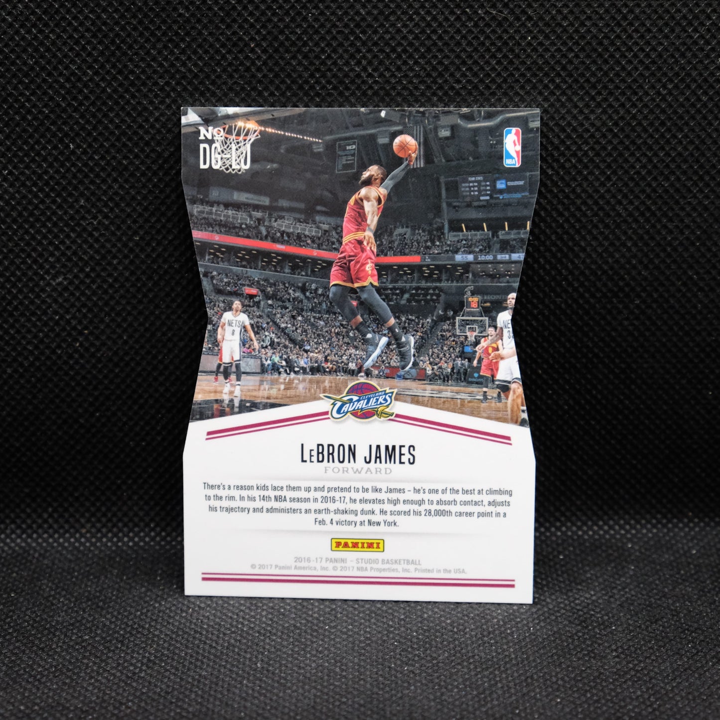 2016-17 LeBron James Studio Defying Gravity DG-LJ