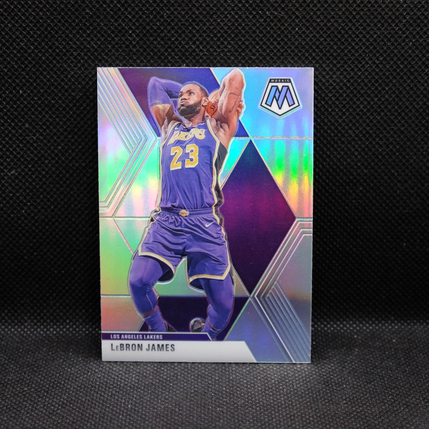 2019-20 LeBron James Mosaic #8 Silver Prizm