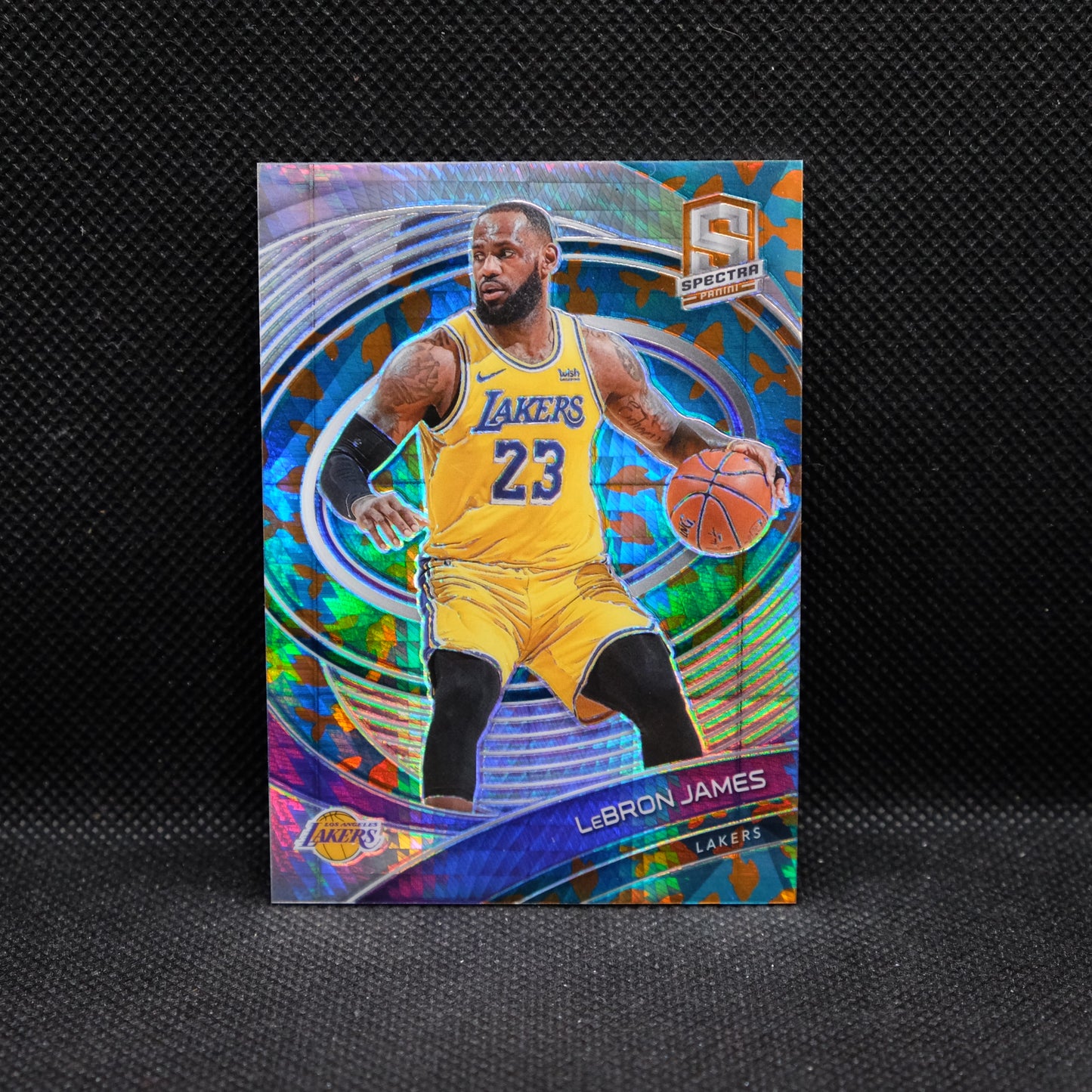 2020-21 LeBron James Spectra Asia #81 Blue Orange Goldfish Variation /49