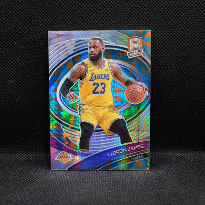 2020-21 LeBron James Spectra Asia #81 Blue Orange Goldfish Variation /49