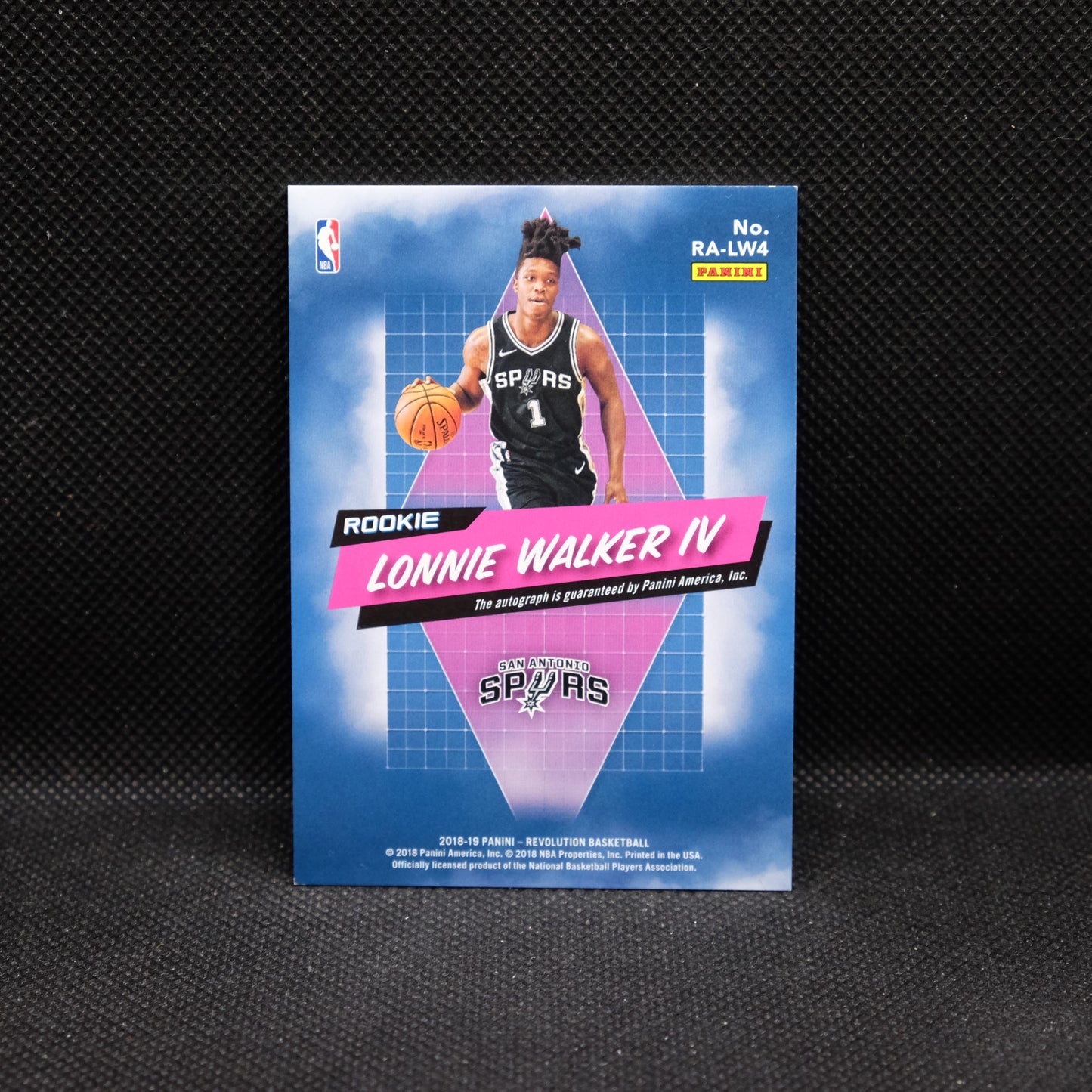2018-19 Revolution Lonnie Walker RA-LW4 Rookie Autograph