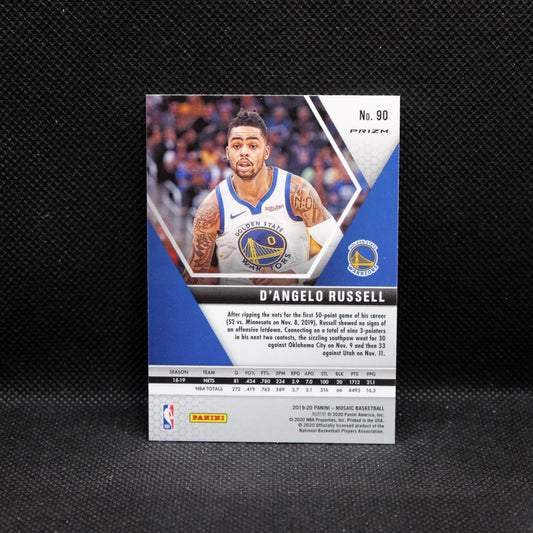 2019-20 Mosaic D'Angelo Russell #90 Genesis Prizm