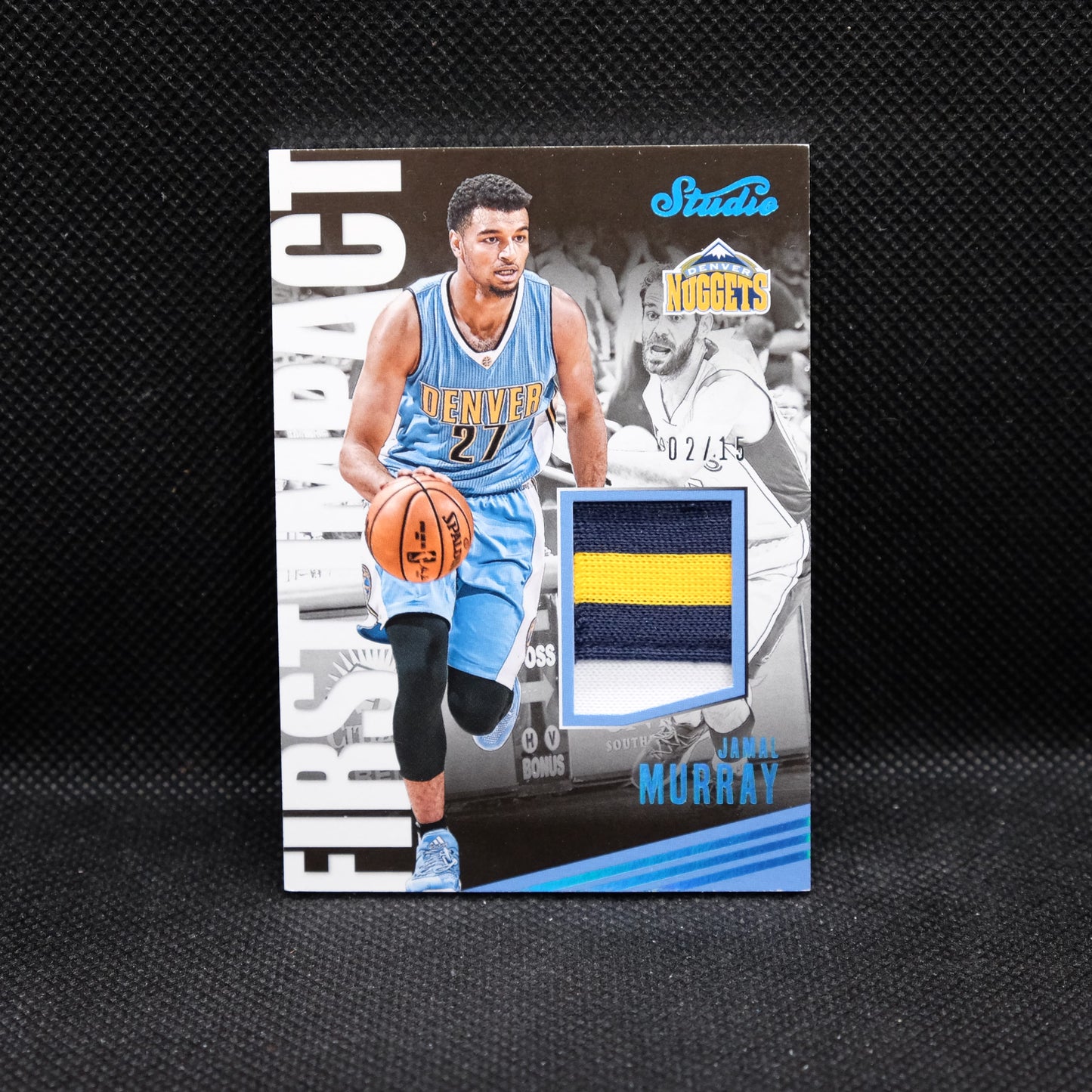 2016-17 Studio Jamal Murray #6 First Impact Rookie Patch /15