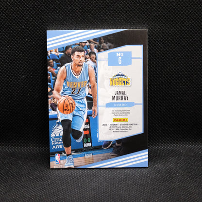 2016-17 Studio Jamal Murray #6 First Impact Rookie Patch /15