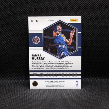 2020-21 Mosaic Jamal Murray #86 Genesis Prizm