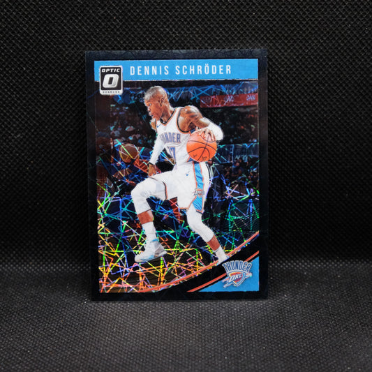 2018-19 Donruss Optic Dennis Schroder Black Velocity Prizm /39