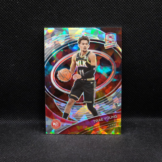 2020-21 Spectra Trae Young #17 Astral Prizm /35