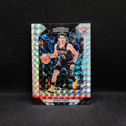 2018-19 Mosaic Trae Young #93 Silver Mosaic Prizm Rookie Card