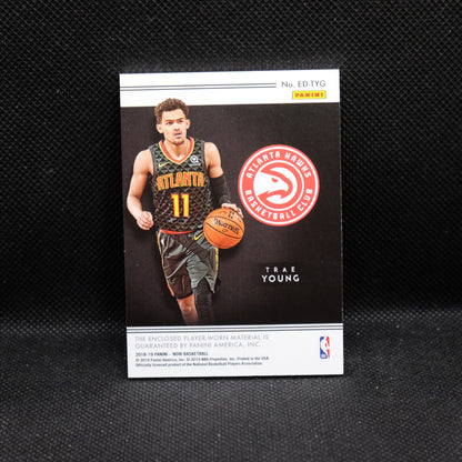 2018-19 Noir Trae Young Elecant Decor Rookie Patch /65