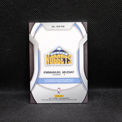 2017-18 Prizm Emmanuel Mudiay SW-EM Patch