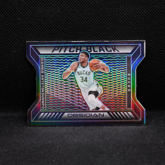 2020-21 Giannis Antetokounmpo Obsidian #26 Pitch Black /75