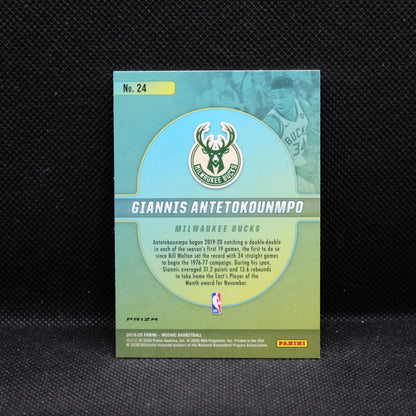 2019-20 Giannis Antetokounmpo Mosaic #24 Center Stage