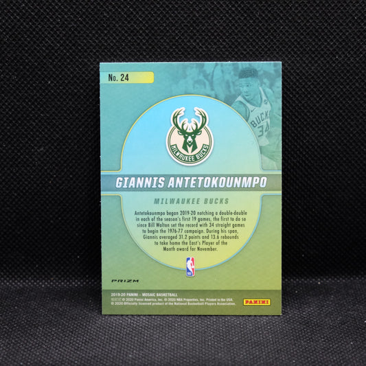 2019-20 Giannis Antetokounmpo Mosaic #24 Center Stage