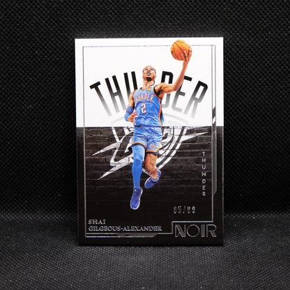 2021-22 Shai Gilgeous-Alexander Noir #134 Icon Edition /99