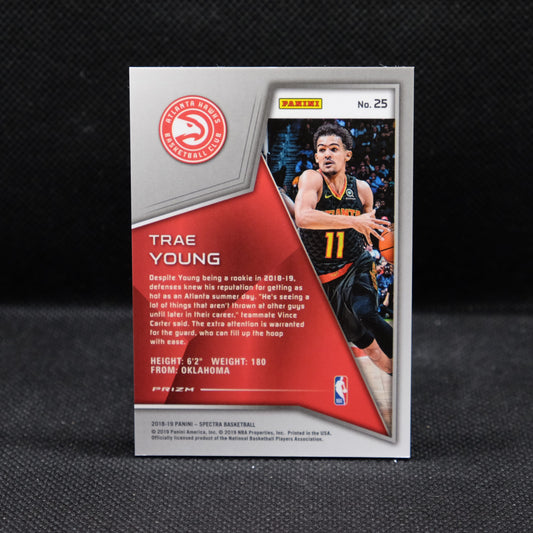2018-19 Trae Young Spectra Headliners #25 Rookie Card