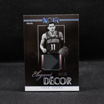 2018-19 Trae Young Noir Elegant Decor Rookie Card /65